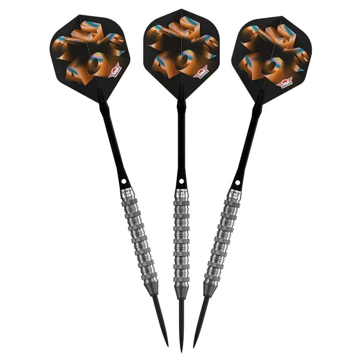 Bulls NL Chaos Orange 90% Tungsten Steel Tip Darts 21g - Image 3