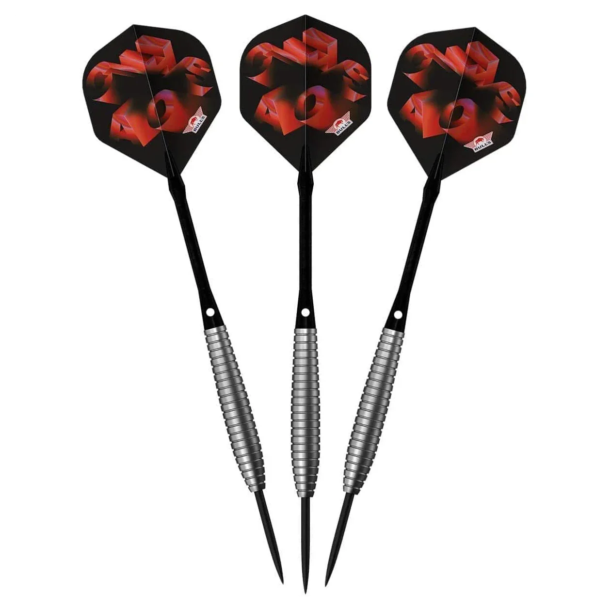 Bulls NL Chaos Red 90% Tungsten Steel Tip Darts 22g - Image 3