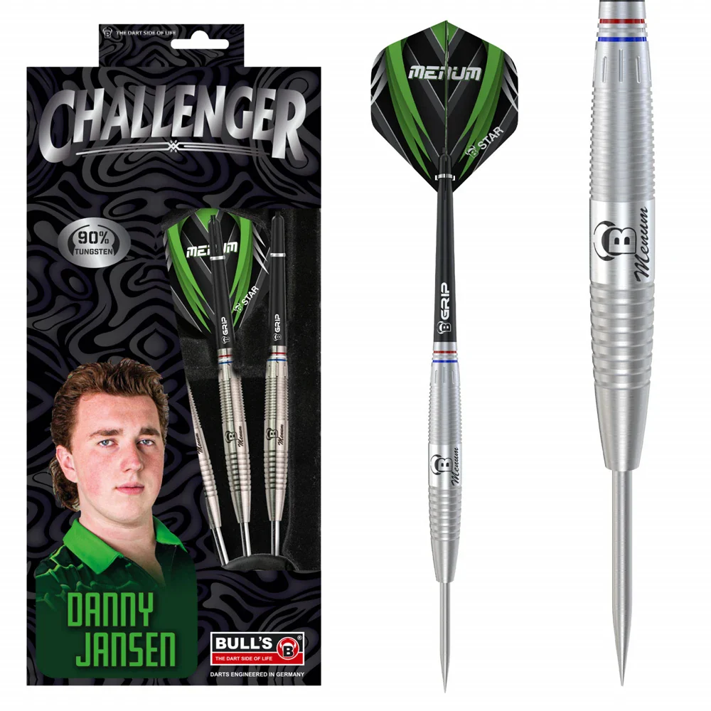 Bulls Danny Jansen Challenger Steel Darts 26g - Image 2