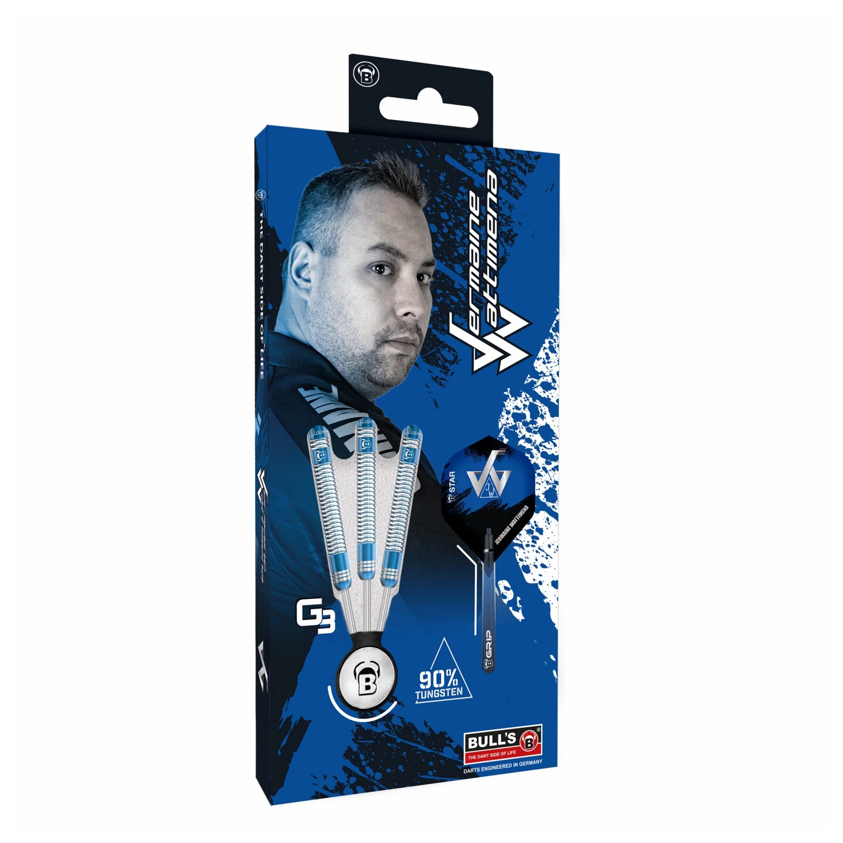 Bulls Jermaine Wattimena G3 22g Steel Tip Darts - Image 4