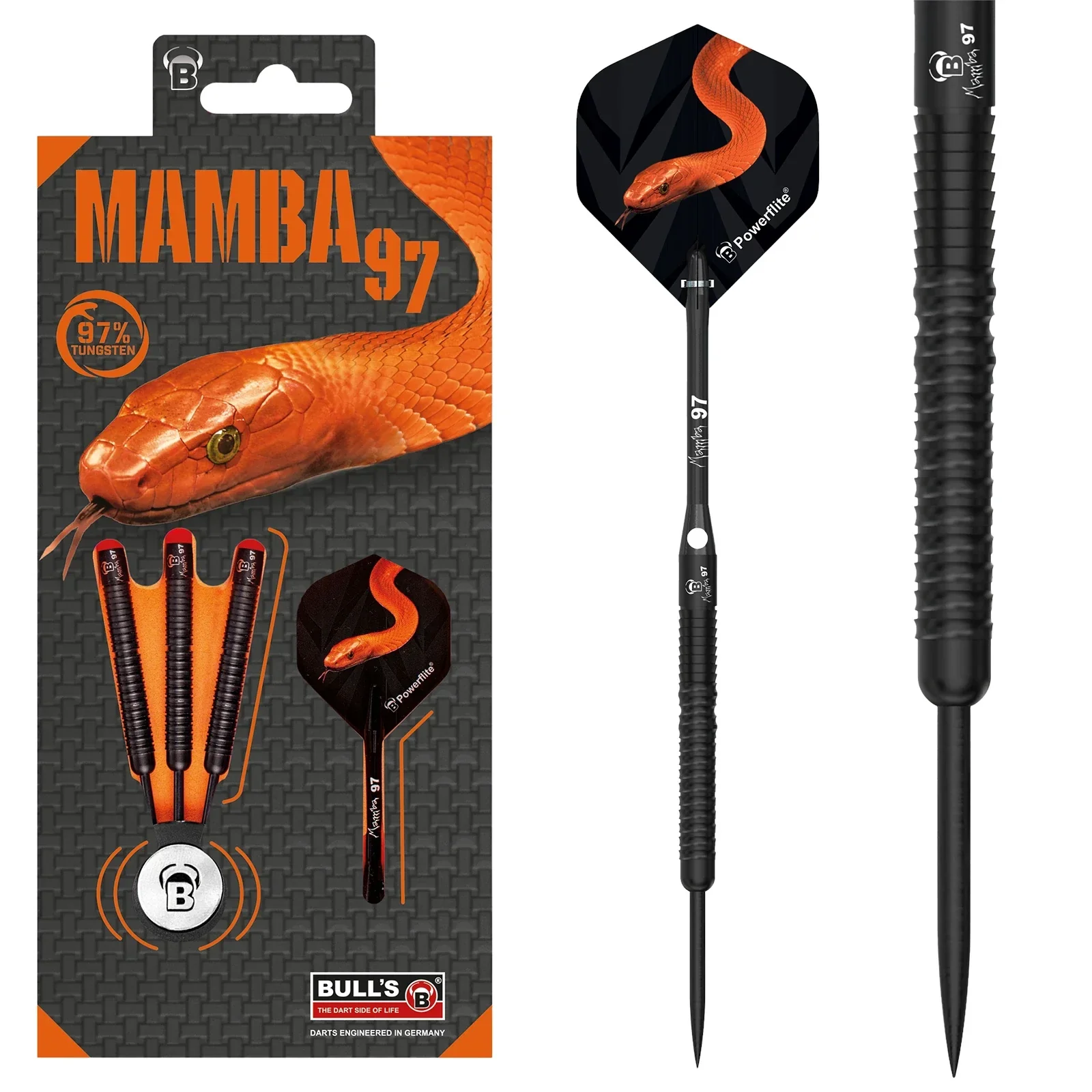 Bulls Mamba 97 M6 21g Steel Tip Darts - Image 5