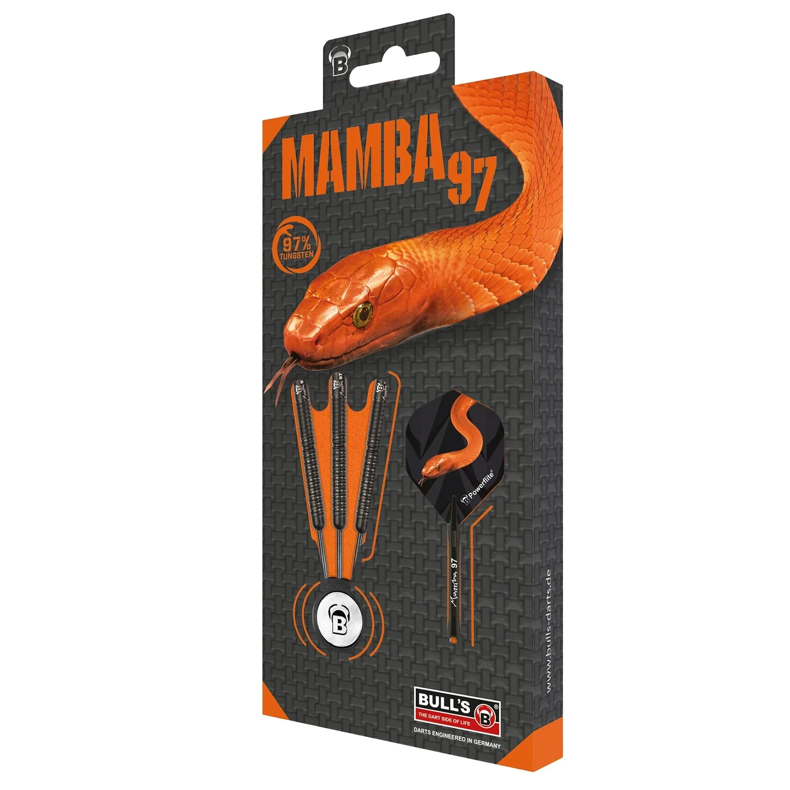 Bulls Mamba 97 M6 25g Steel Tip Darts - Image 2