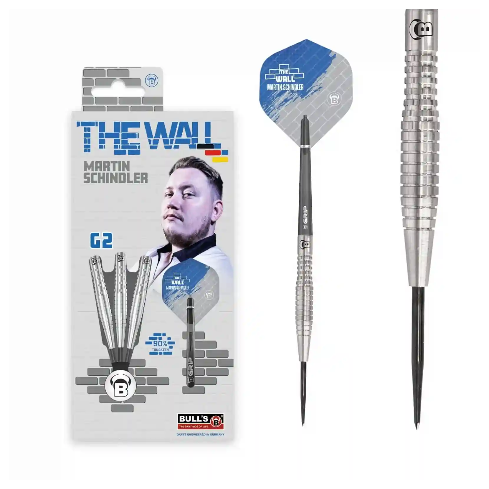 Bulls Martin Schindler Generation 2 - 90% Tungsten Steel Dart 21g - Image 4