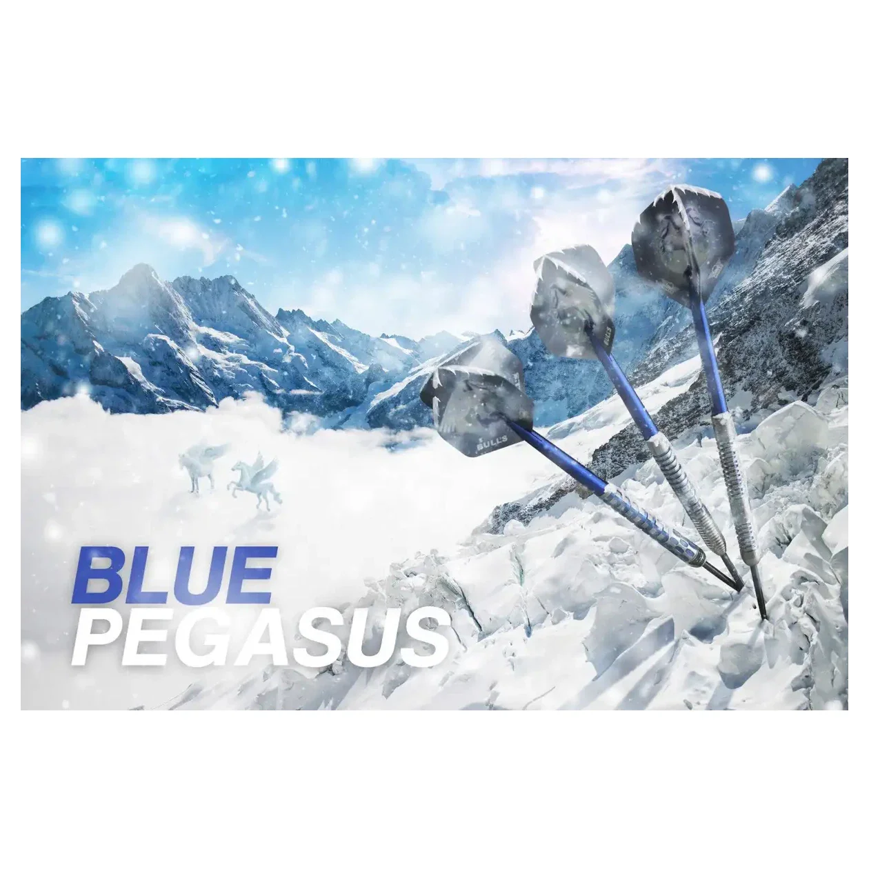 Bulls NL Blue Pegasus C 95% Tungsten Steel Tip Darts - 22g - Image 8