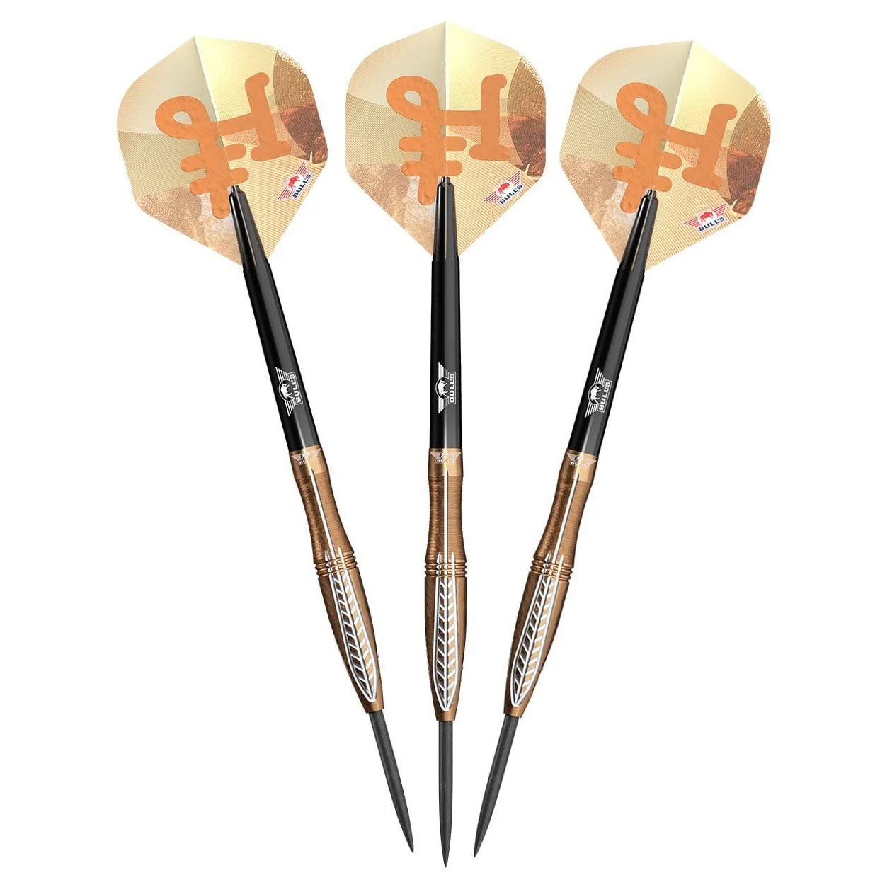 Bulls NL Bronzo Flux 90% Tungsten Steel Tip Darts 24g - Image 3