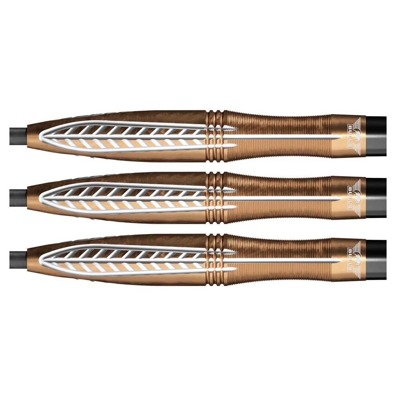 Bulls NL Bronzo Flux 90% Tungsten Steel Tip Darts 24g - Image 4