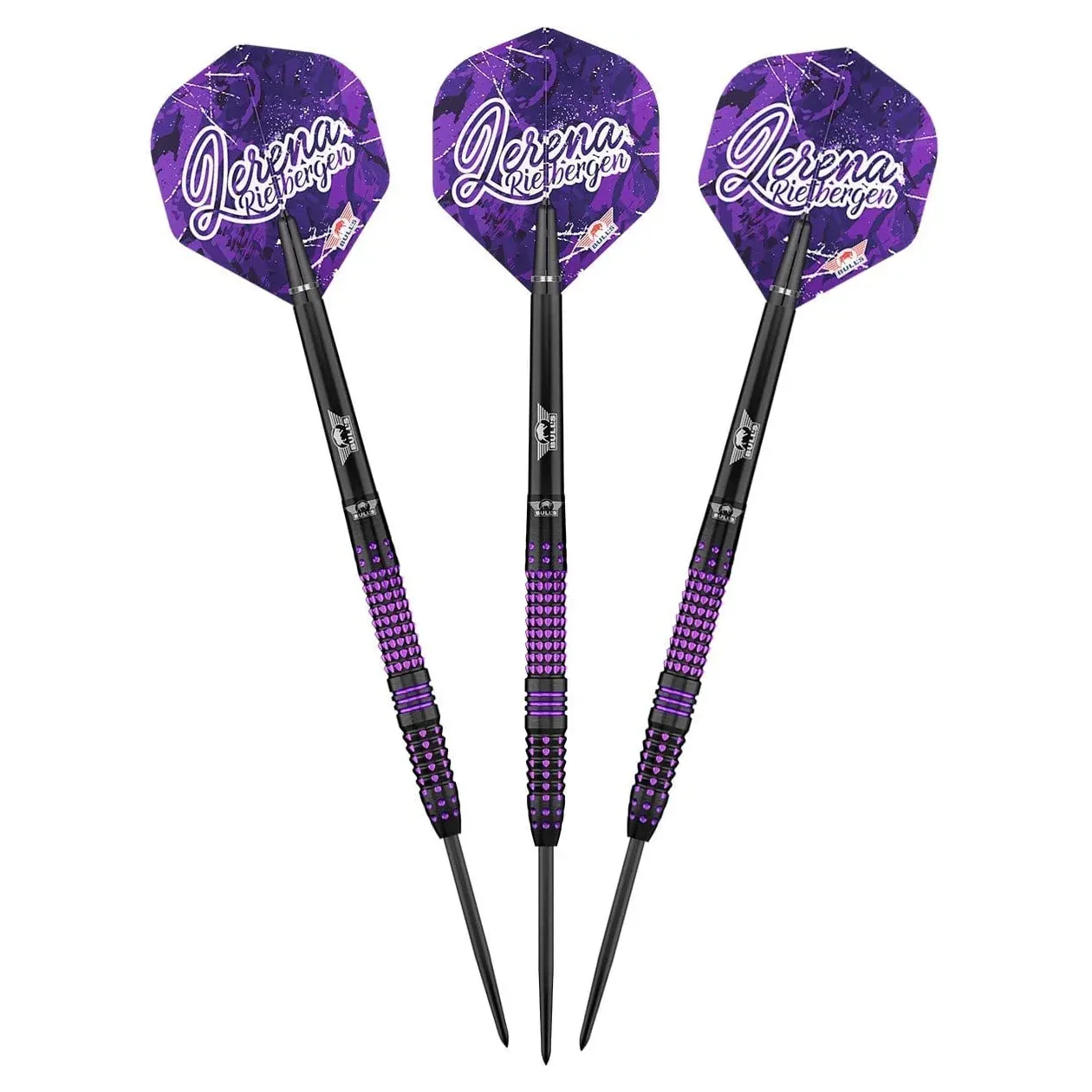 Bulls NL Lerena Rietbergen 90% Tungsten Steel Tip Darts - 24g - Image 5