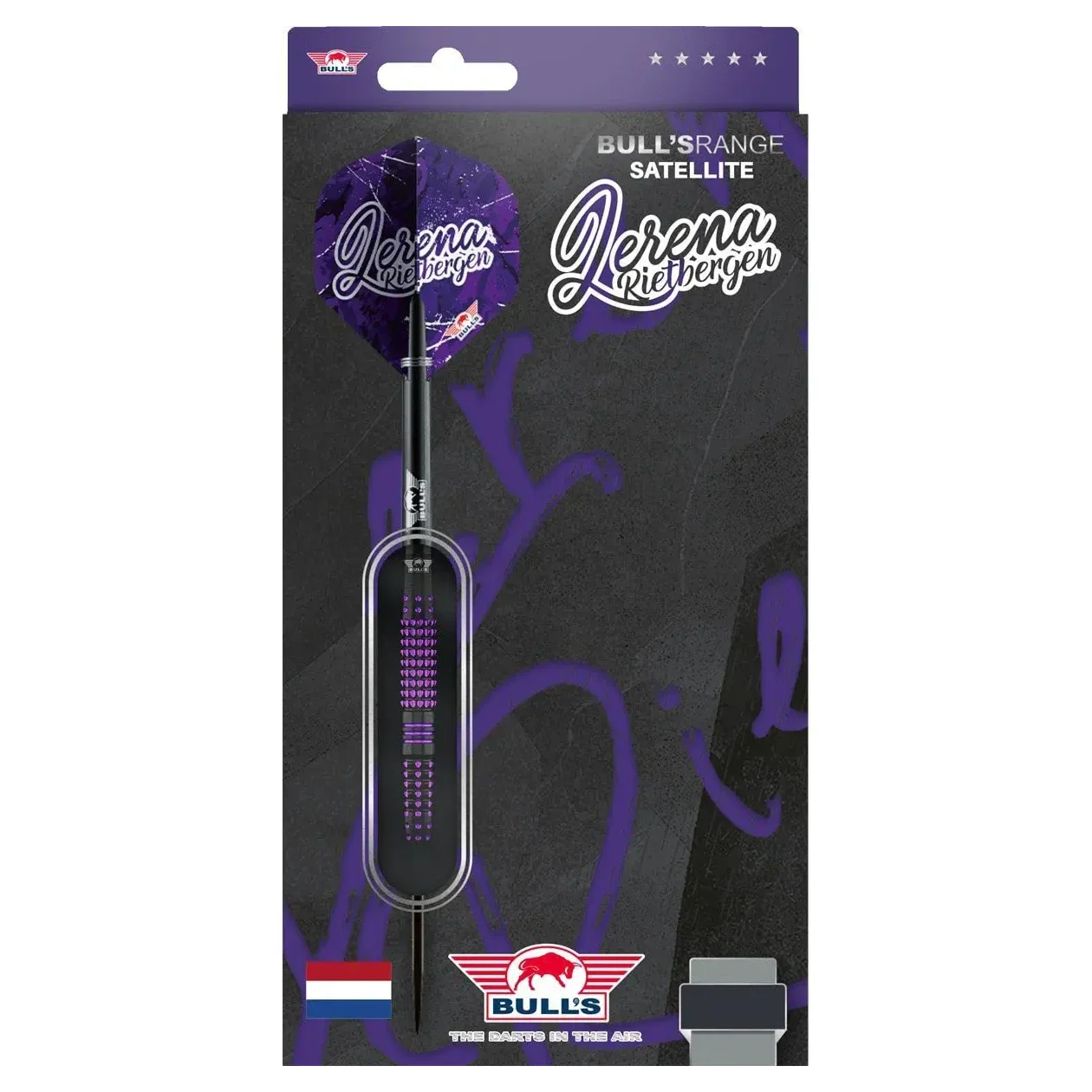 Bulls NL Lerena Rietbergen 90% Tungsten Steel Tip Darts - 24g - Image 6