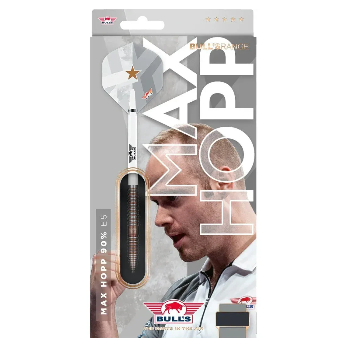 Bulls NL Max Hopp E5 90% Tungsten Steel Tip Darts - 22g - Image 6