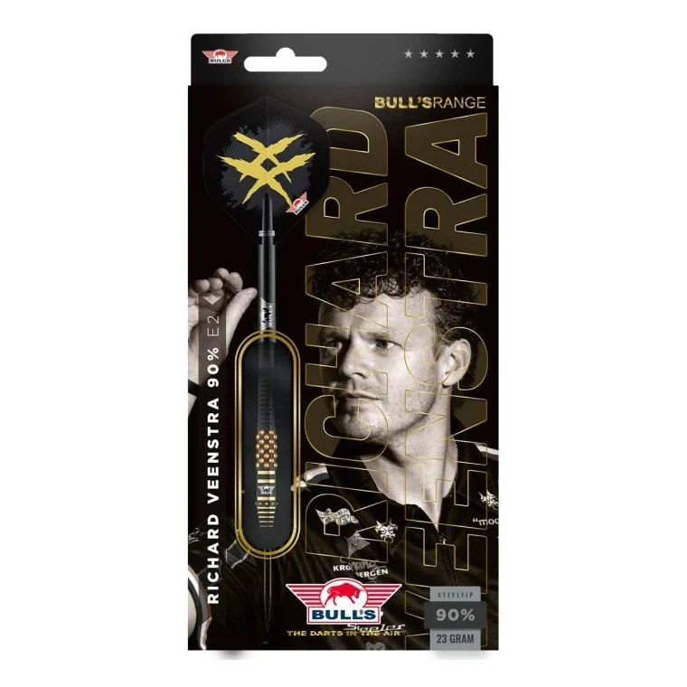 Bulls NL Richard Veenstra E2 90% Tungsten Steel Tip Darts - 23g - Image 6