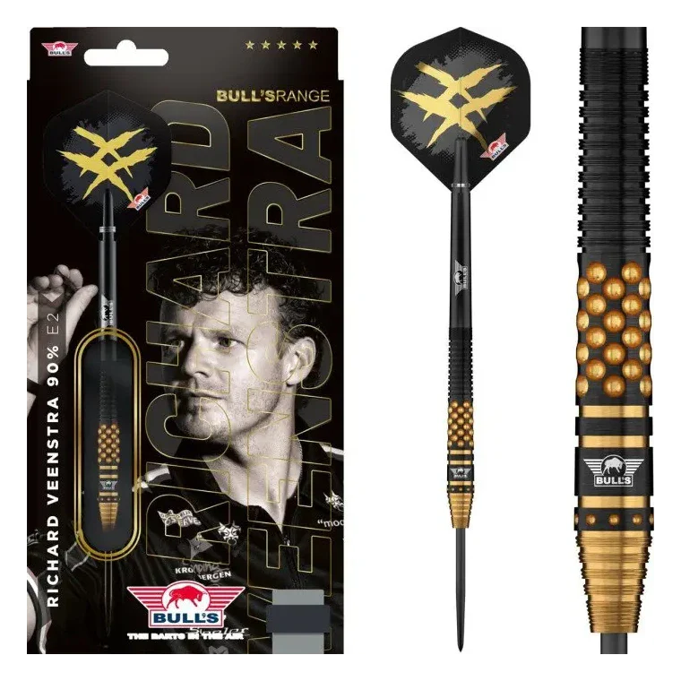 Bulls NL Richard Veenstra E2 90% Tungsten Steel Tip Darts - 23g - Image 8