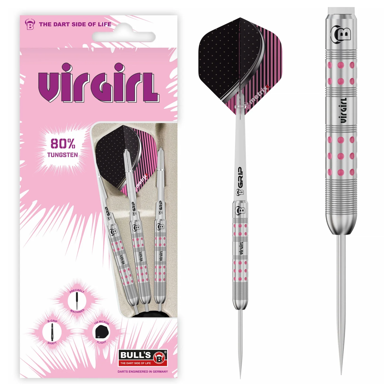 Bulls Virgirl VR1 Steel Tip Darts 23g - Image 3