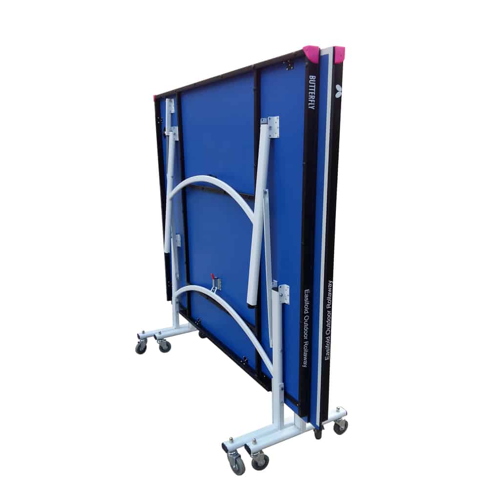 Butterfly Easifold 12 Blue Outdoor Rollaway Table Tennis Table - Image 3
