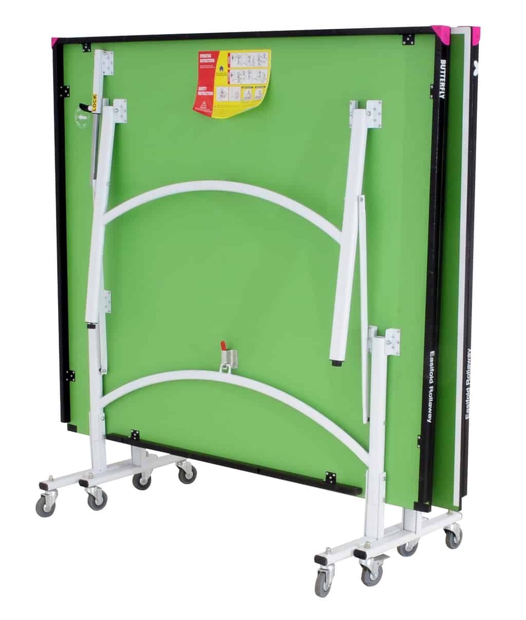 Butterfly Easifold 19 Green Rollaway Indoor Table - Image 3