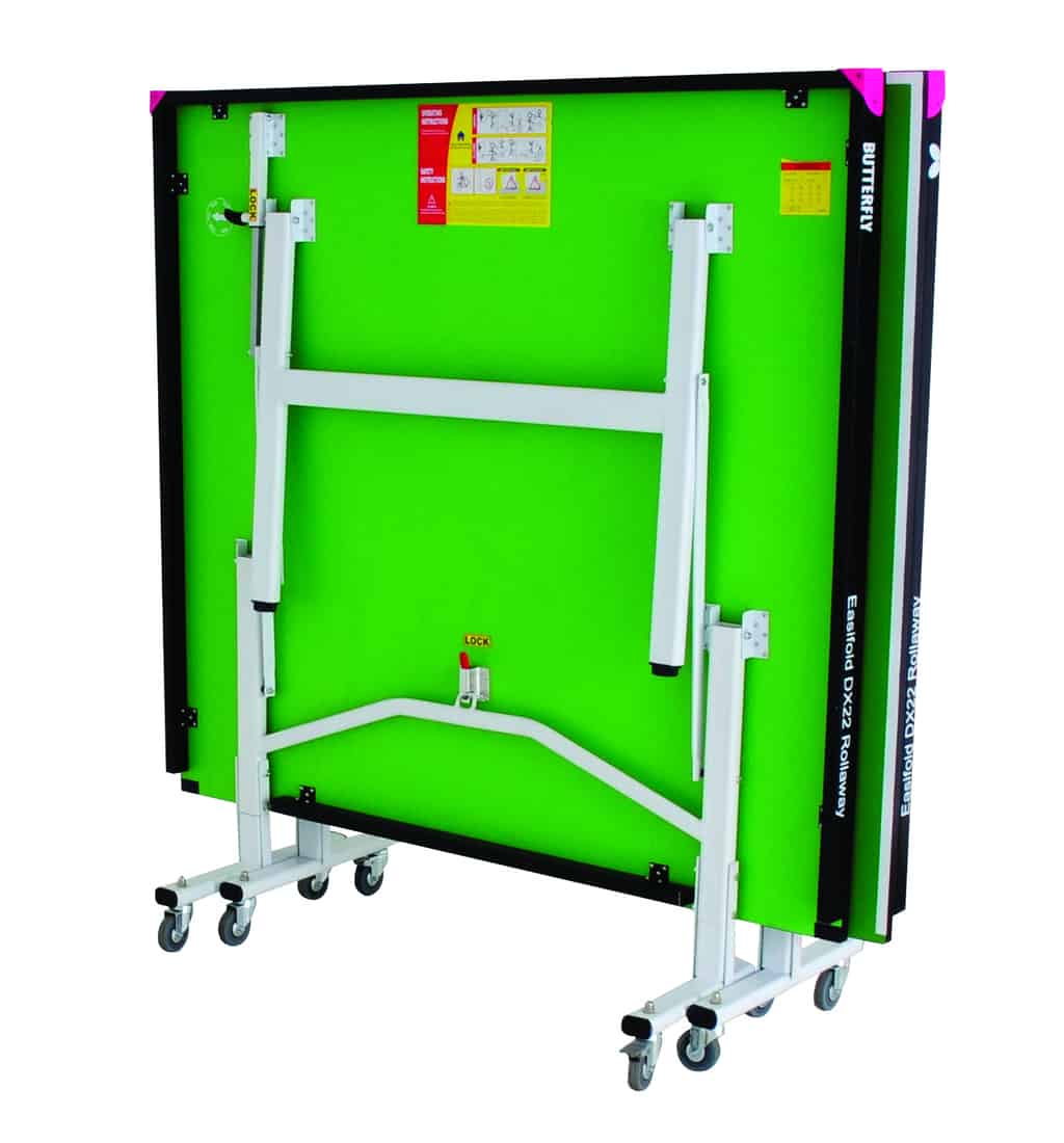 Butterfly Easifold 22 Green Deluxe Rollaway Table - Image 3