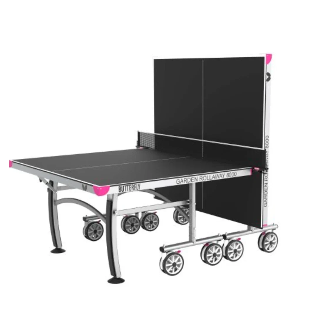 Butterfly Garden Rollaway 8000 Outdoor Table Tennis Table - Image 2