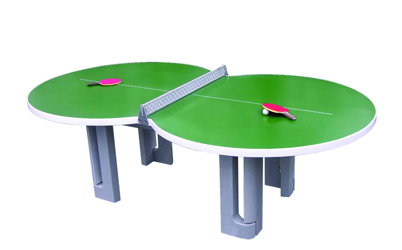 Butterfly Granite Green Figure 8 Concrete Table Tennis Table - Image 2