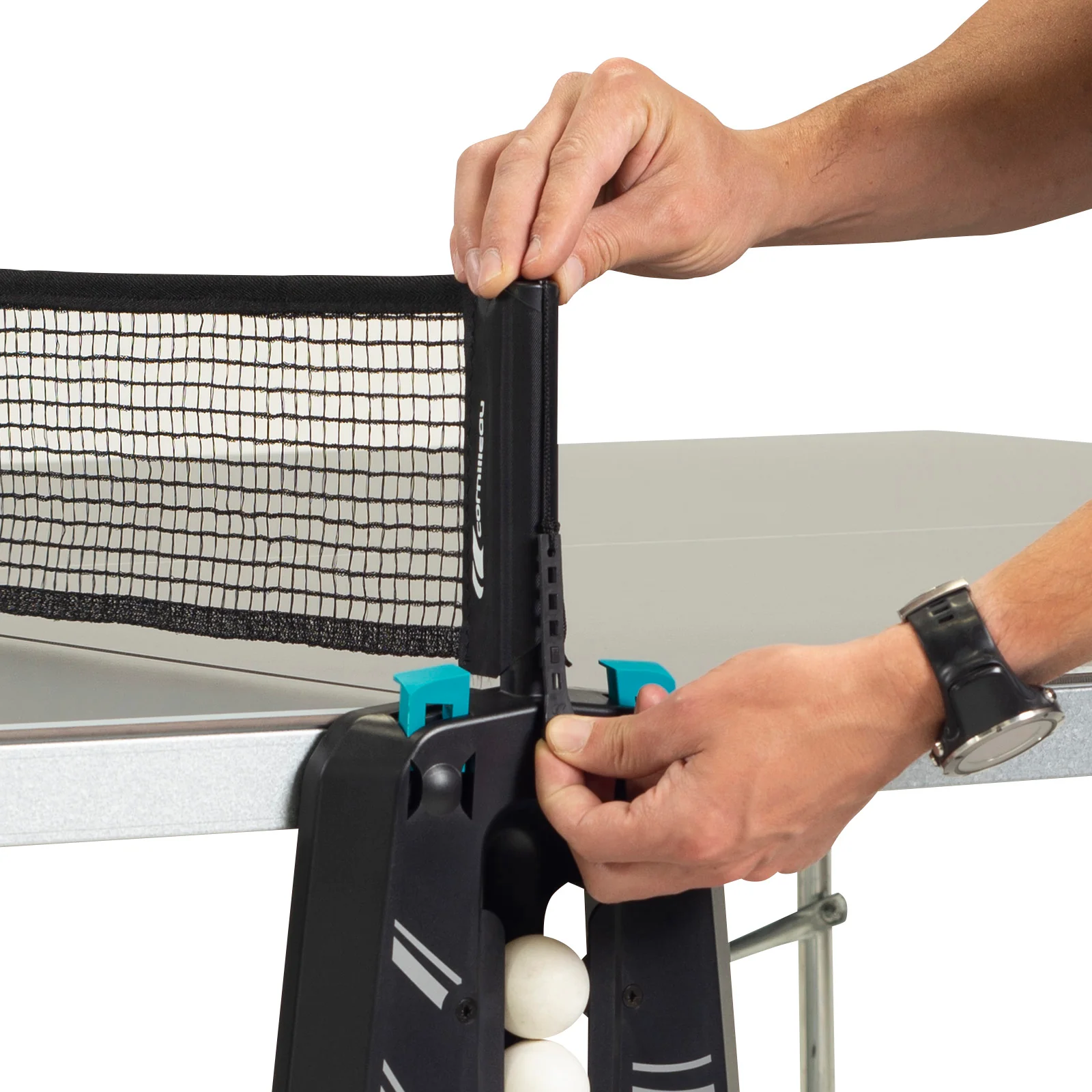 Cornilleau 100X Sport Grey Outdoor Table Tennis Table - Image 6