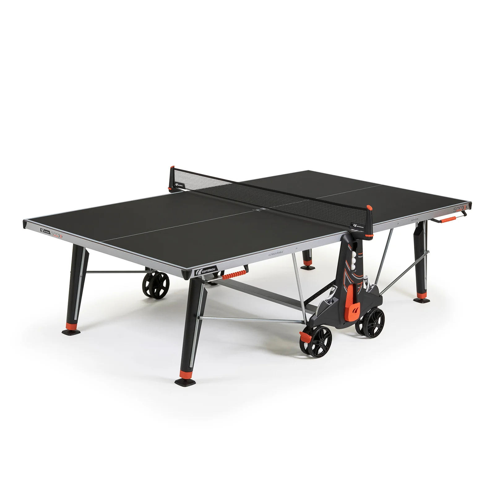 Cornilleau 500X Performance Black Outdoor Table Tennis Table