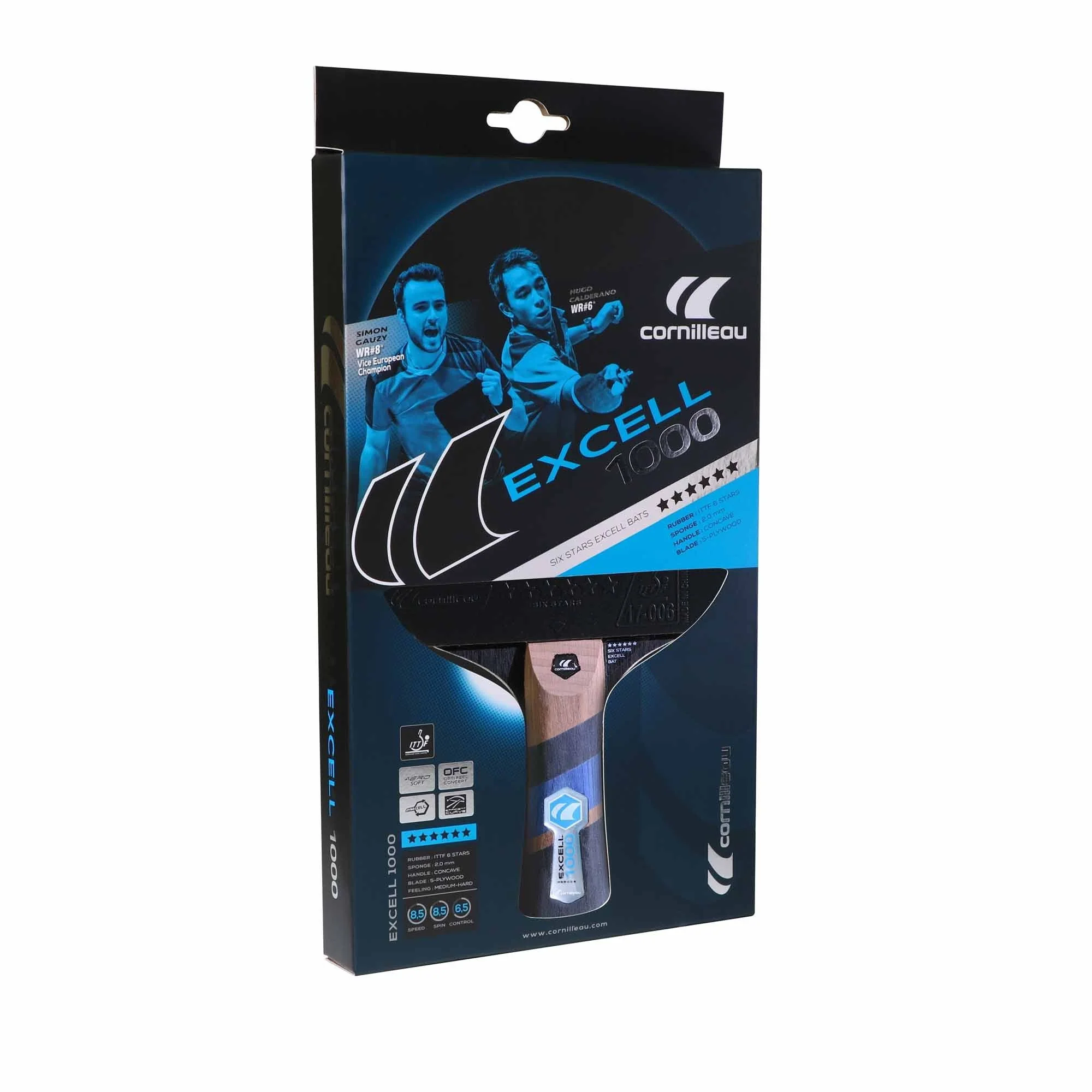 Cornilleau Excell 1000 Table Tennis Bat - Image 5