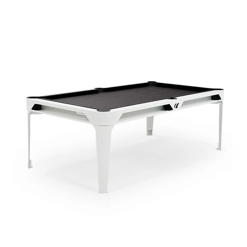 Cornilleau HYPHEN Outdoor Pool Table - White Frame / Dark Grey Cloth - Image 8