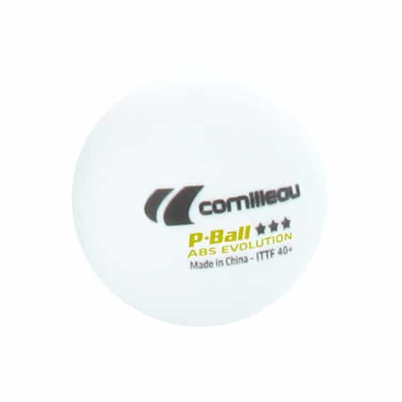 Cornilleau P-Ball - ITTF 3 Star Plastic Competition Balls - Box of 3 (White) - Image 3