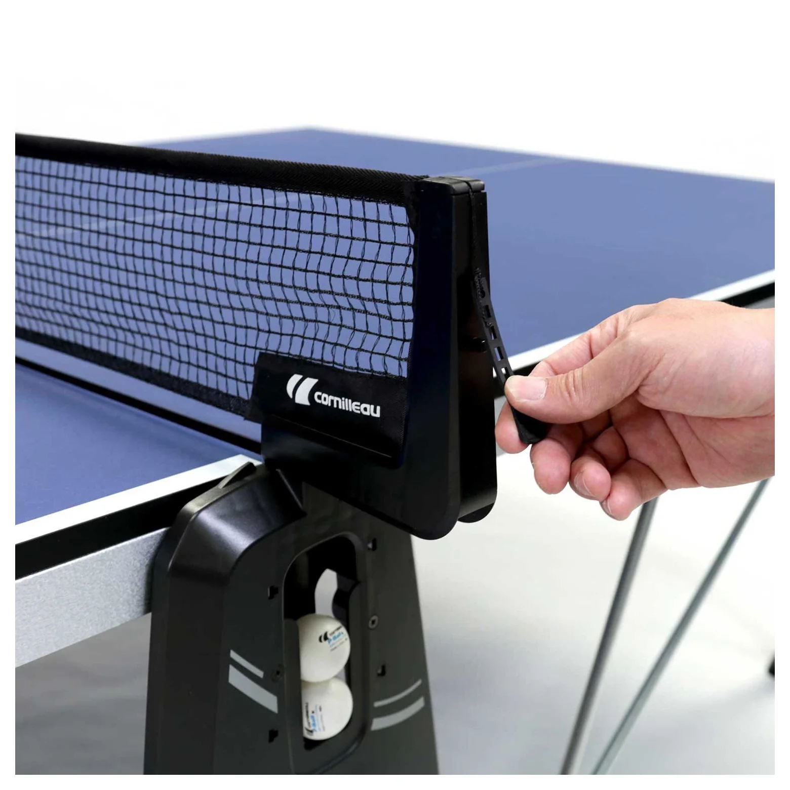Cornilleau Sport 400 Blue Indoor Table Tennis Table - Image 9