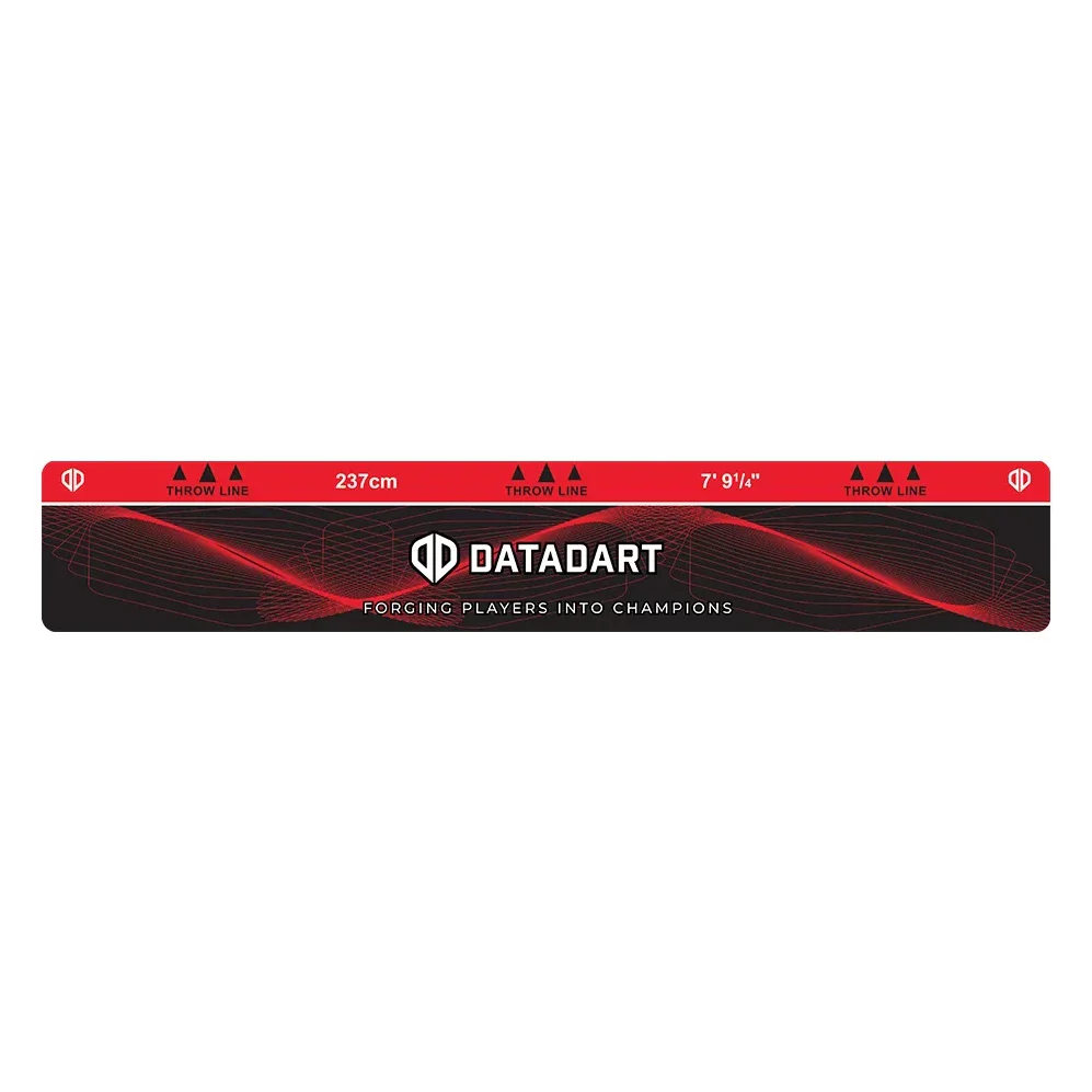 Datadart Darts Oche Throw Line - Red