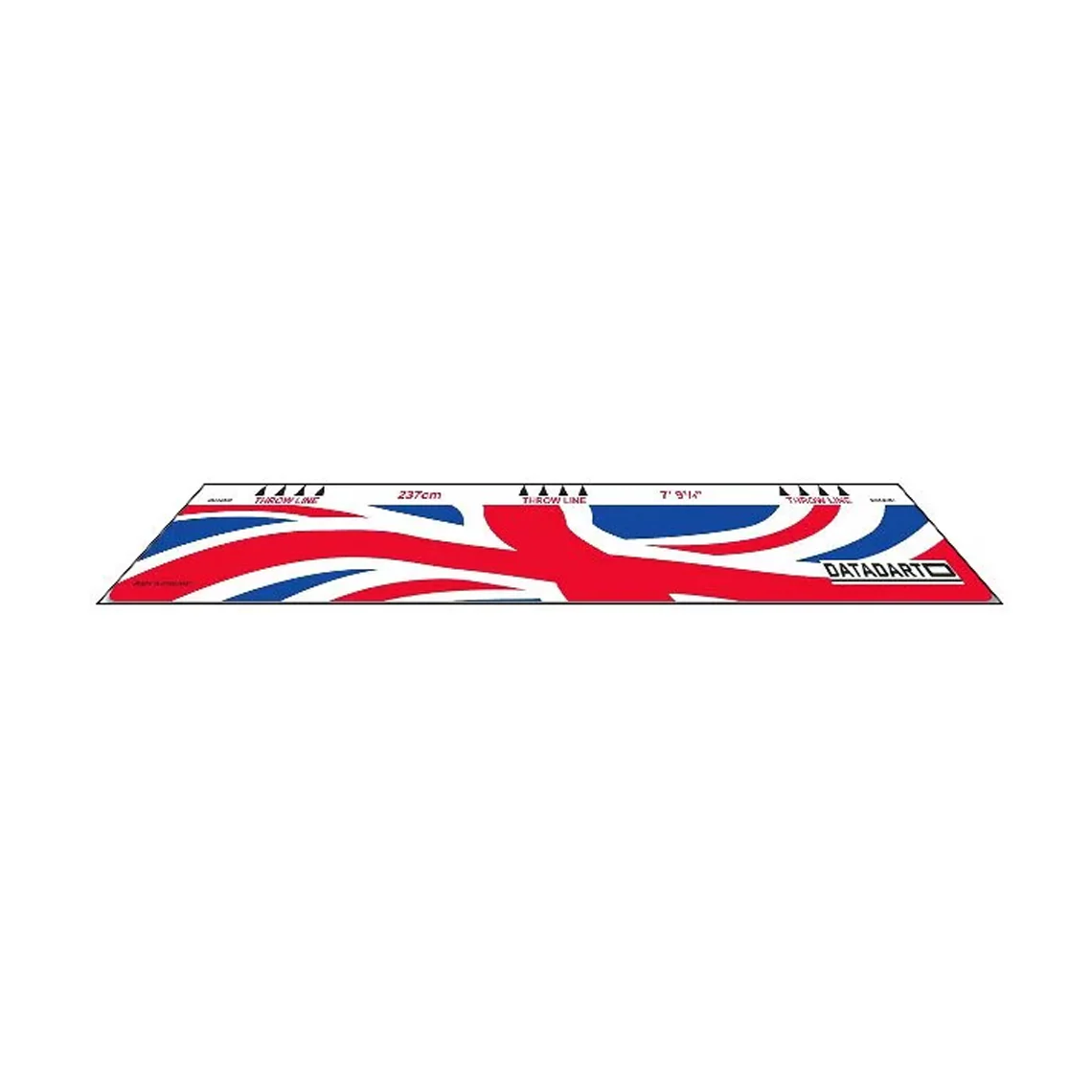 Datadart Darts Oche Throw Line - Union Jack