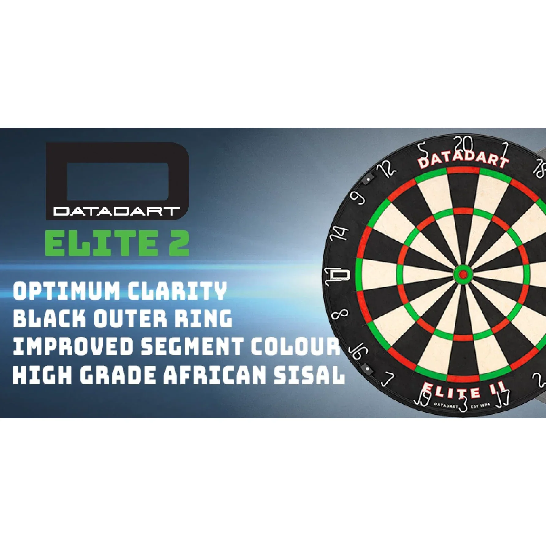 Datadart Elite 2 Bristle Dartboard - Image 2