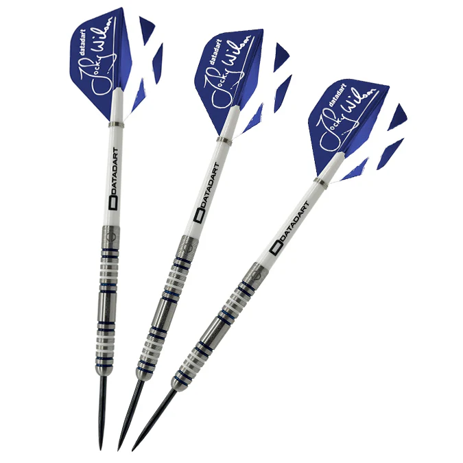Datadart Jocky Wilson Ghost Grip 90% Tungsten Darts 26g - Image 3