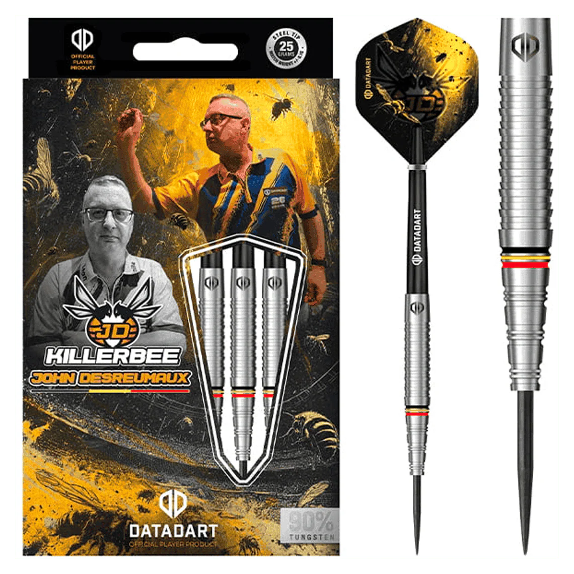 Datadart John 'KillerBee' Desreumaux 90% Tungsten Darts 23g - Image 4