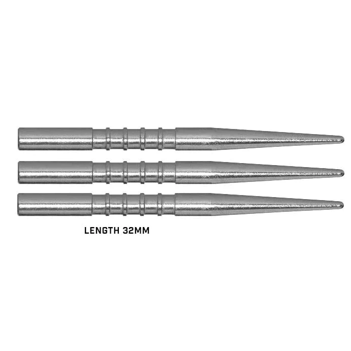 Datadart Silver Shark Points 32mm