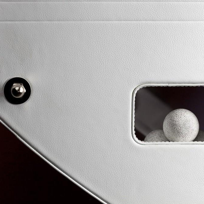 Domeau & Pérès B90 Blanc White Leather Football Table - Image 4