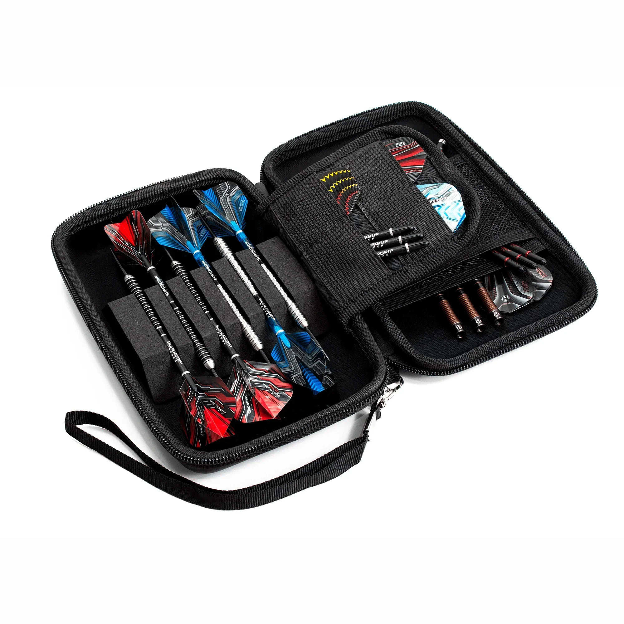 Harrows Blaze Fire Pro 6 Grey Darts Case - Image 3