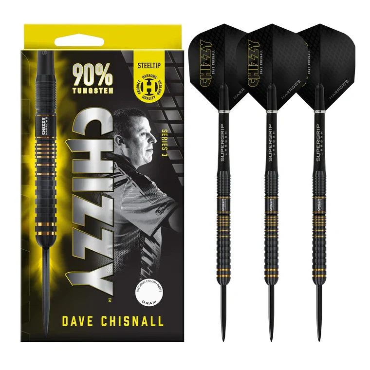 Harrows Chizzy Series 3 90% Steel Tip Darts 22g - Image 5