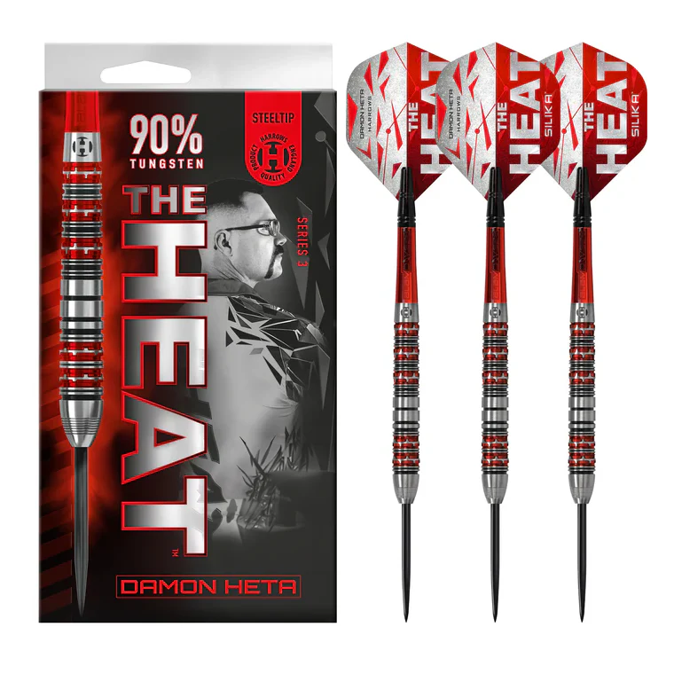 Harrows Damon Heta Series 3 90% Steel Tip Darts 23g - Image 5