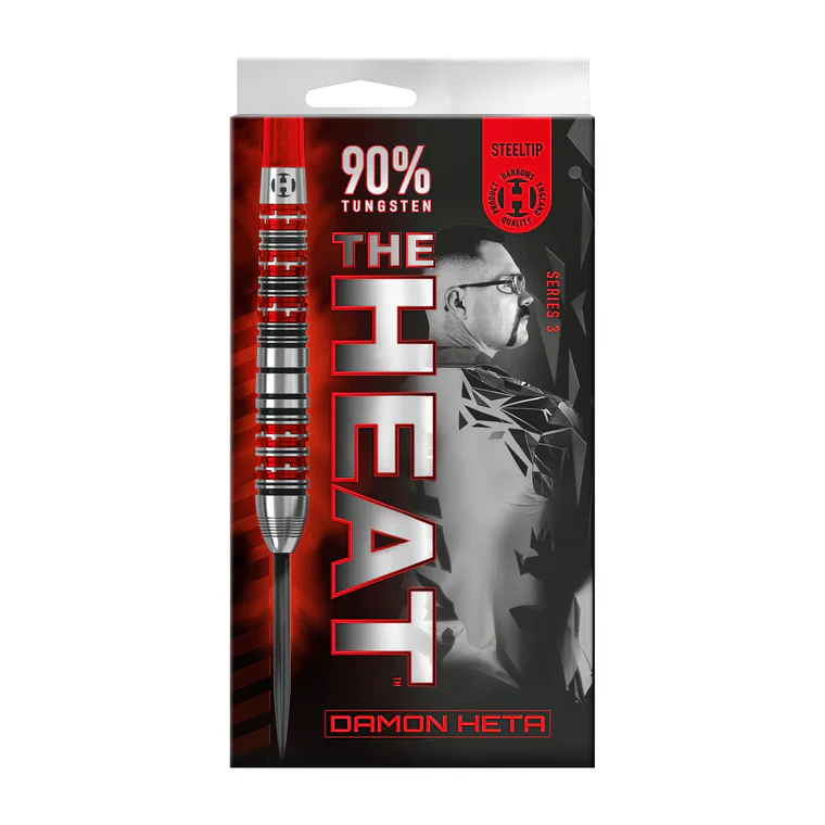 Harrows Damon Heta Series 3 90% Steel Tip Darts 23g - Image 6