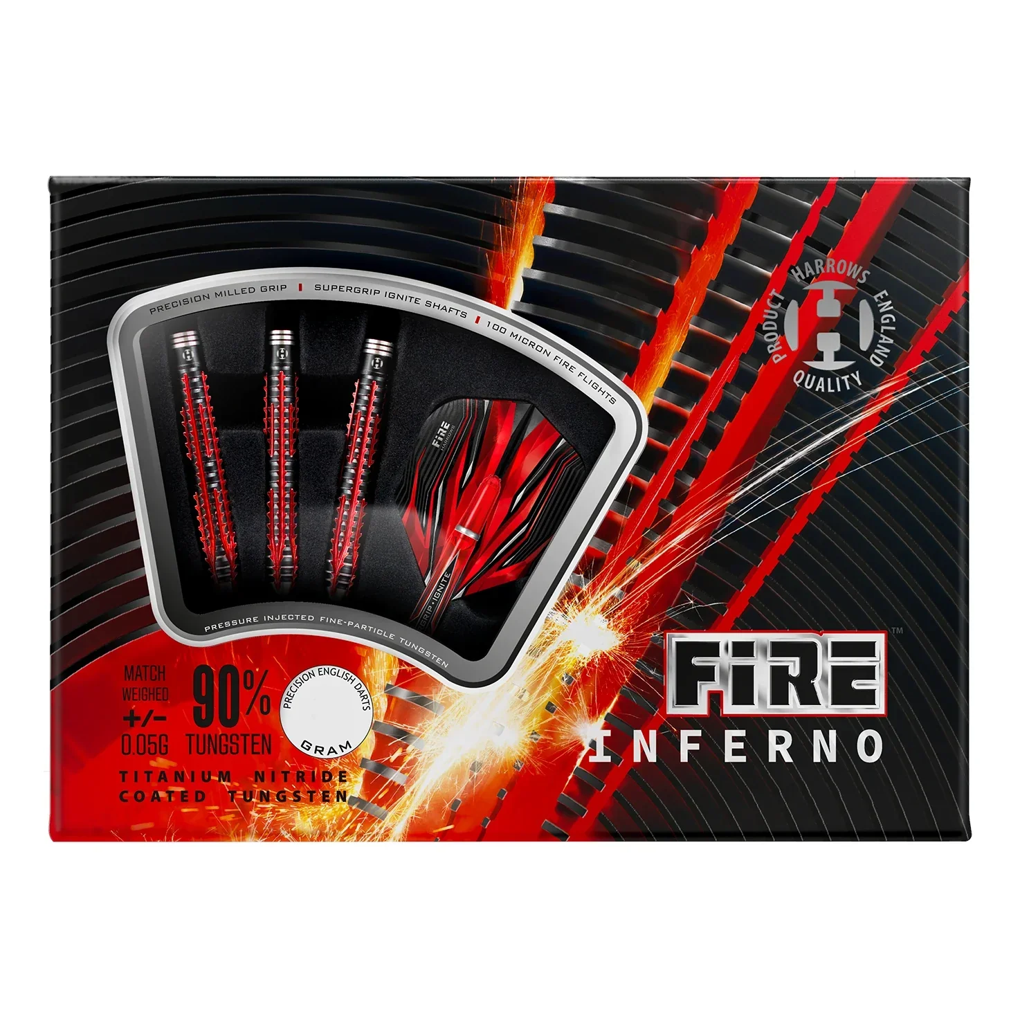 Harrows Fire Inferno 25g Darts - Image 2