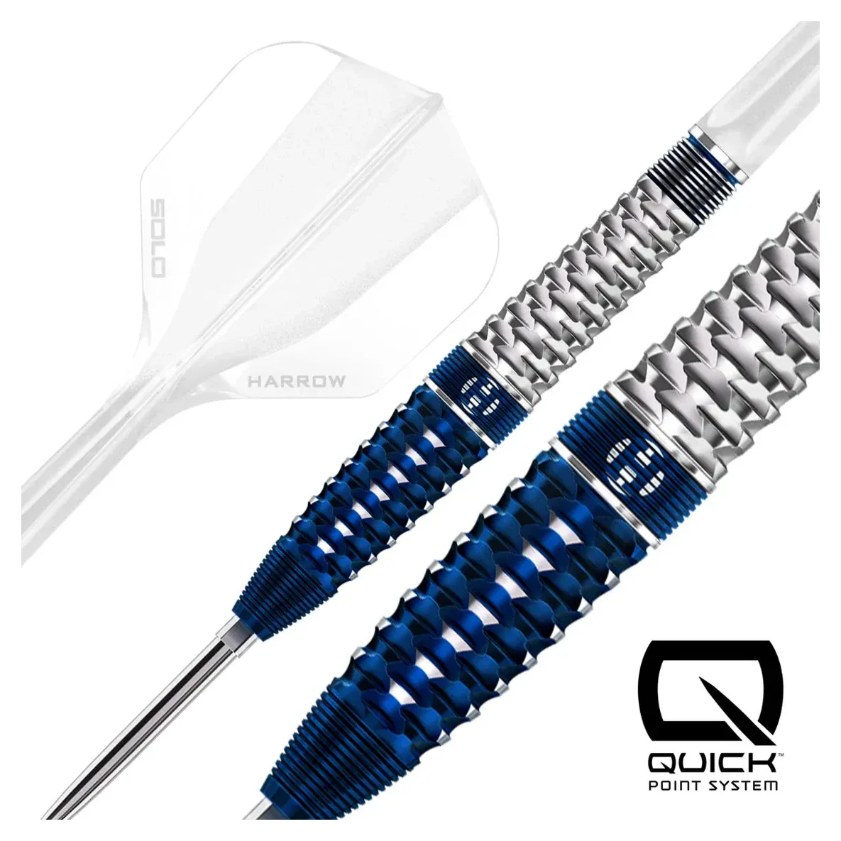 Harrows Geo 02 Torpedo Quick Point 90% Tungsten Steel Tip Darts 23g - Image 2