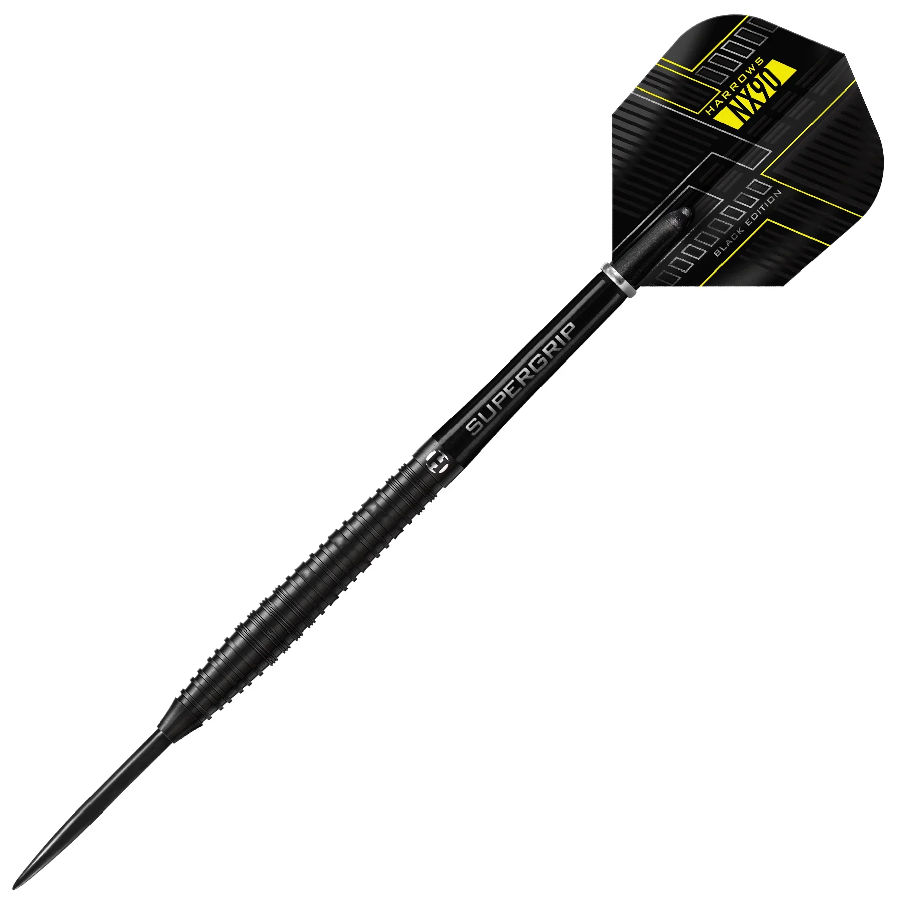 Harrows NX90 Black Edition 90% Tungsten Steel Tip Darts 22g - Image 2