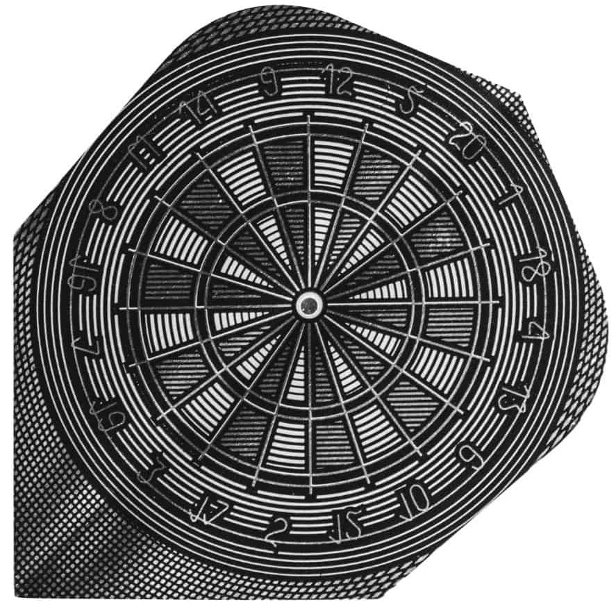 Harrows Quadro Black Dartboard Flights