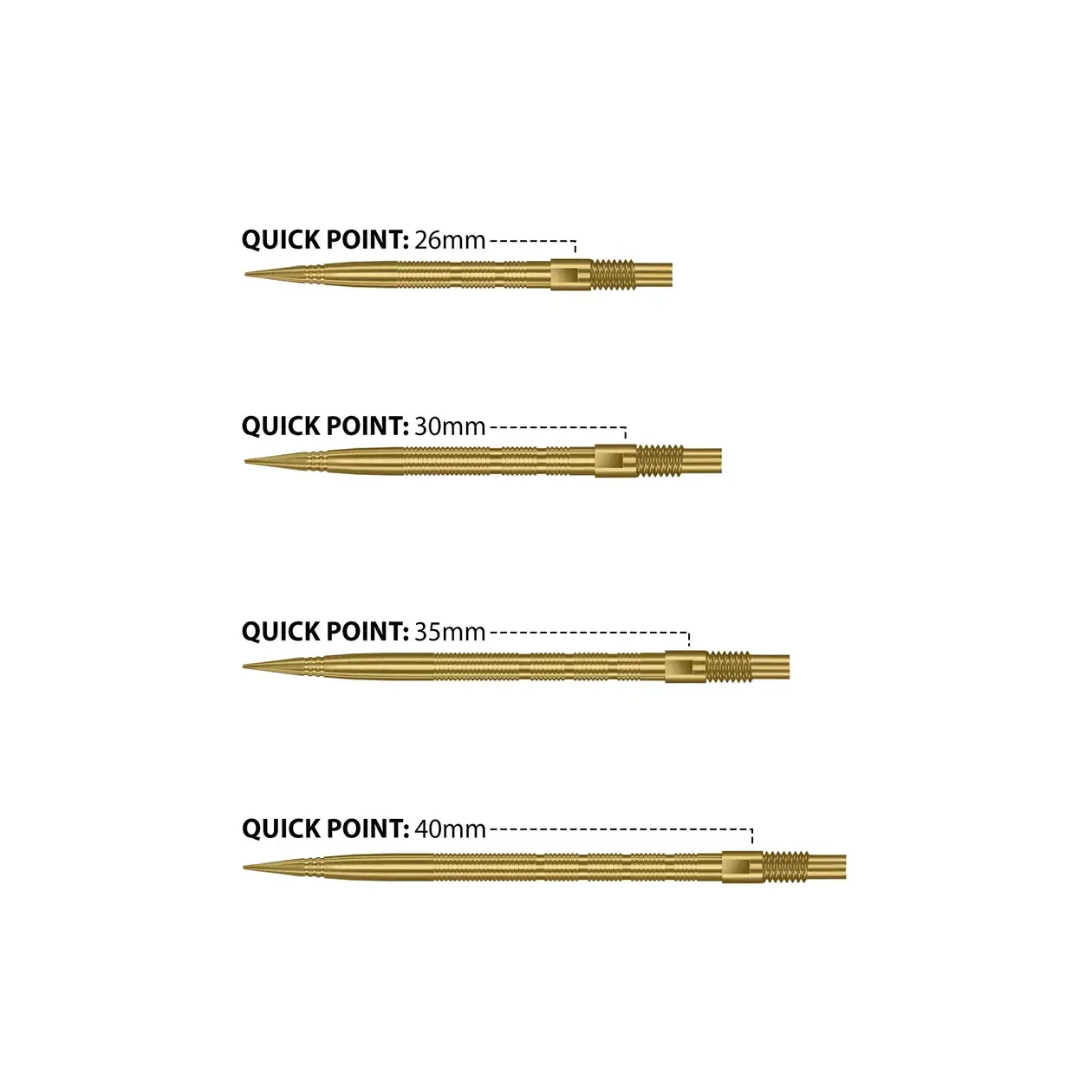Harrows Quick Point | Micro Ridge | Gold - Image 3