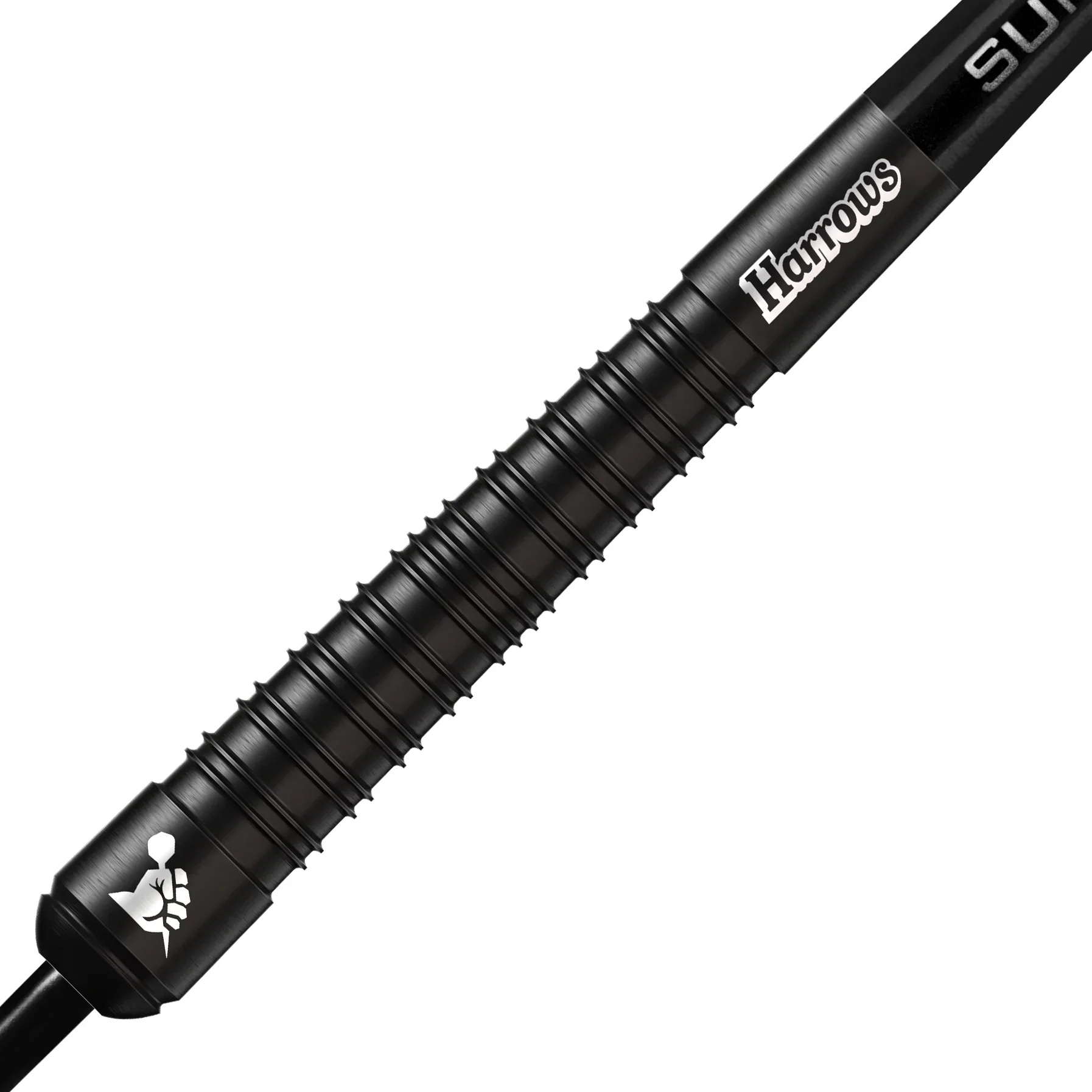 Harrows SUPERGRIP Black Edition 90% Tungsten Steel Tip Darts 21g - Image 4