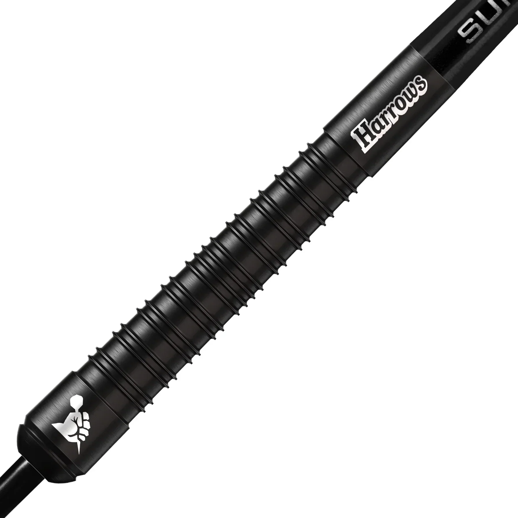 Harrows SUPERGRIP Black Edition 90% Tungsten Steel Tip Darts 23g - Image 4
