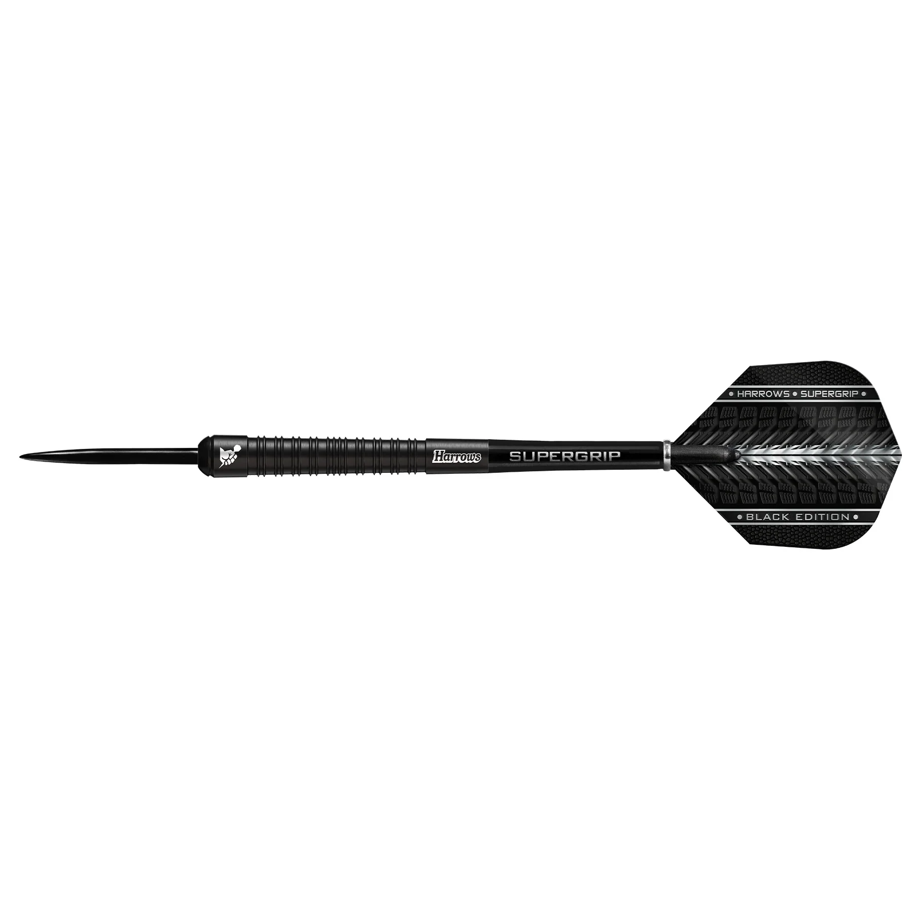 Harrows SUPERGRIP Black Edition 90% Tungsten Steel Tip Darts 30g - Image 9