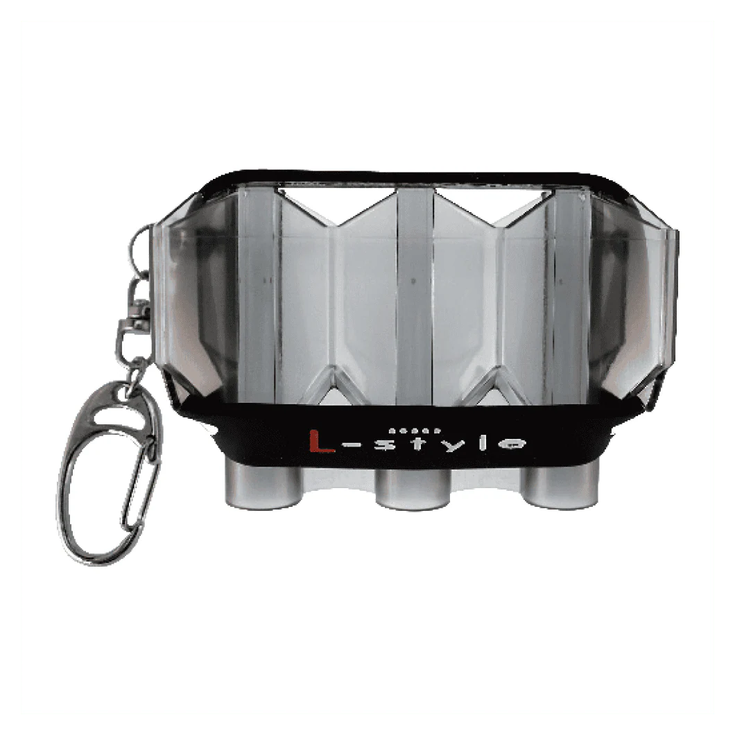 L-Style Krystal Flight Case Clear Black