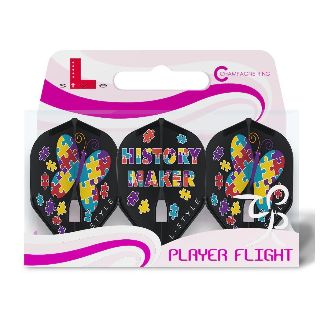 L-Style Signature Champagne Flight: L1PRO Standard Fallon Sherrock V2 Black - Image 4