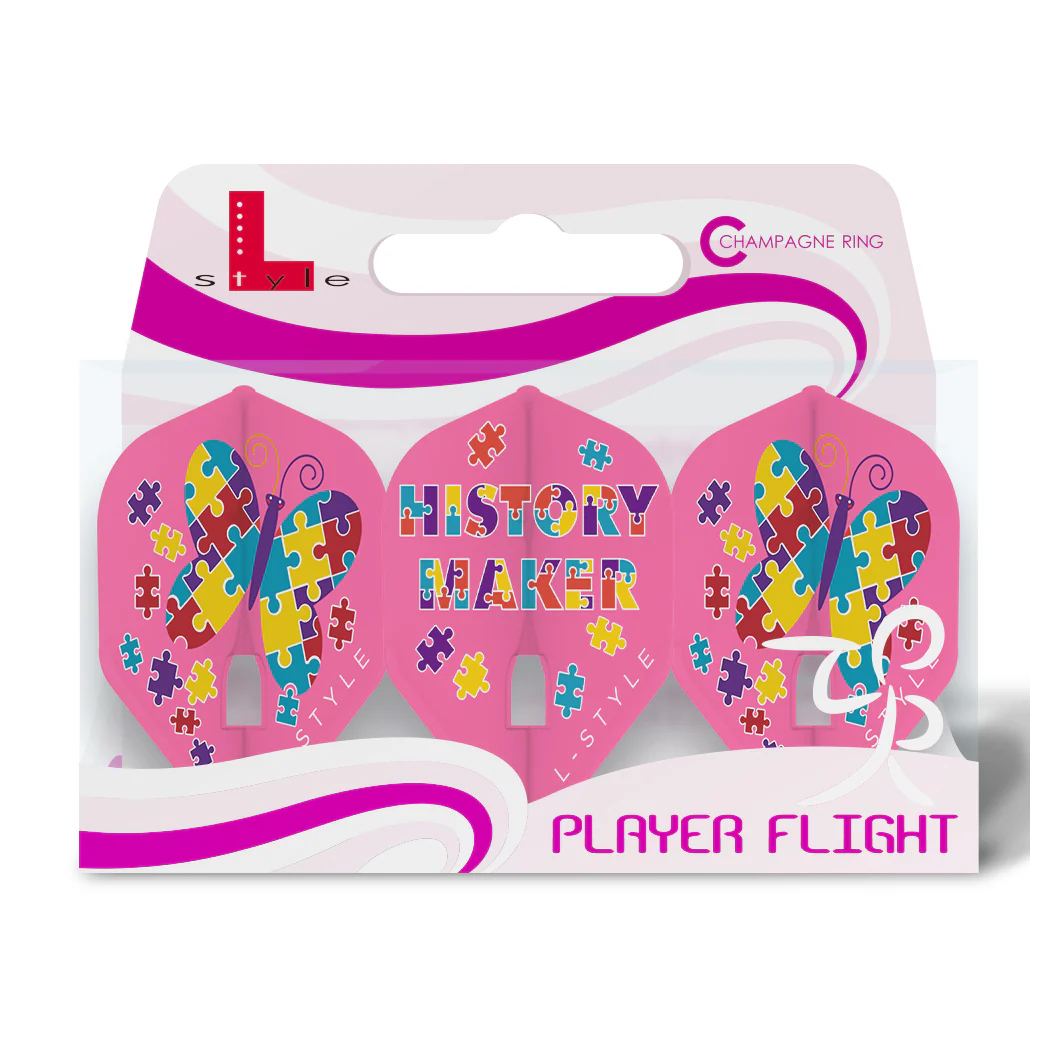 L-Style Signature Champagne Flight: L1PRO Standard Fallon Sherrock V2 Pink - Image 4