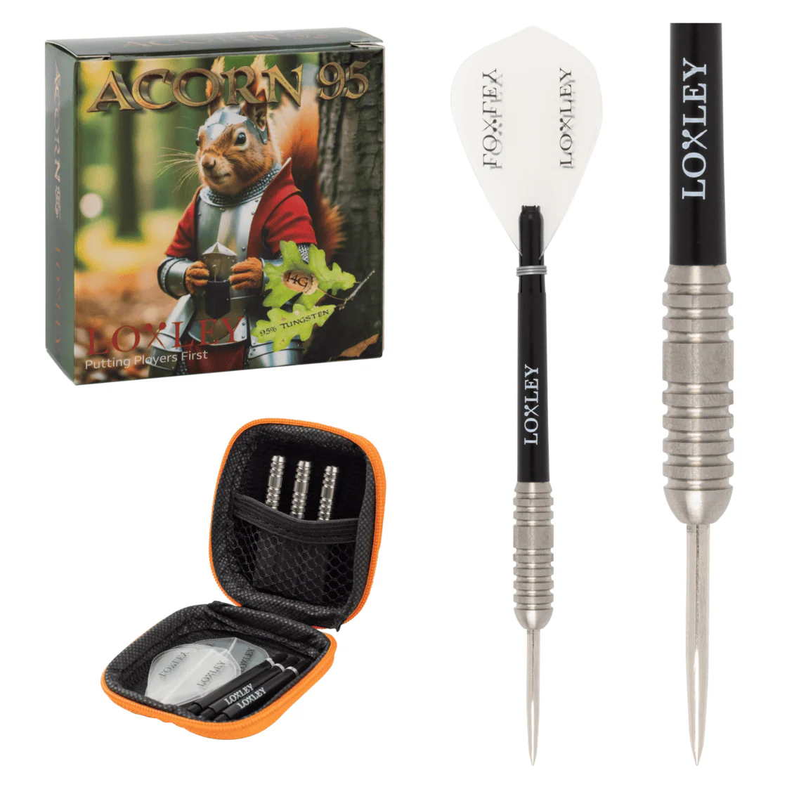 Loxley Acorn 95 95% Tungsten Steel Tip Darts 14g - Image 5